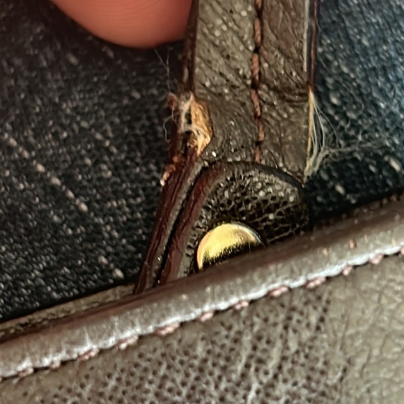 Kate Spade brown leather wristlet - Picture 5 of 8